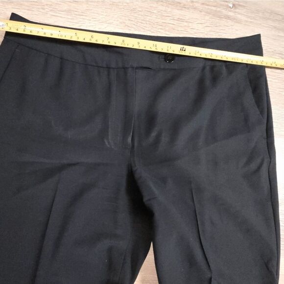 Talbots Black Wide Leg Pants High-Rise Flare - Picture 6 of 9